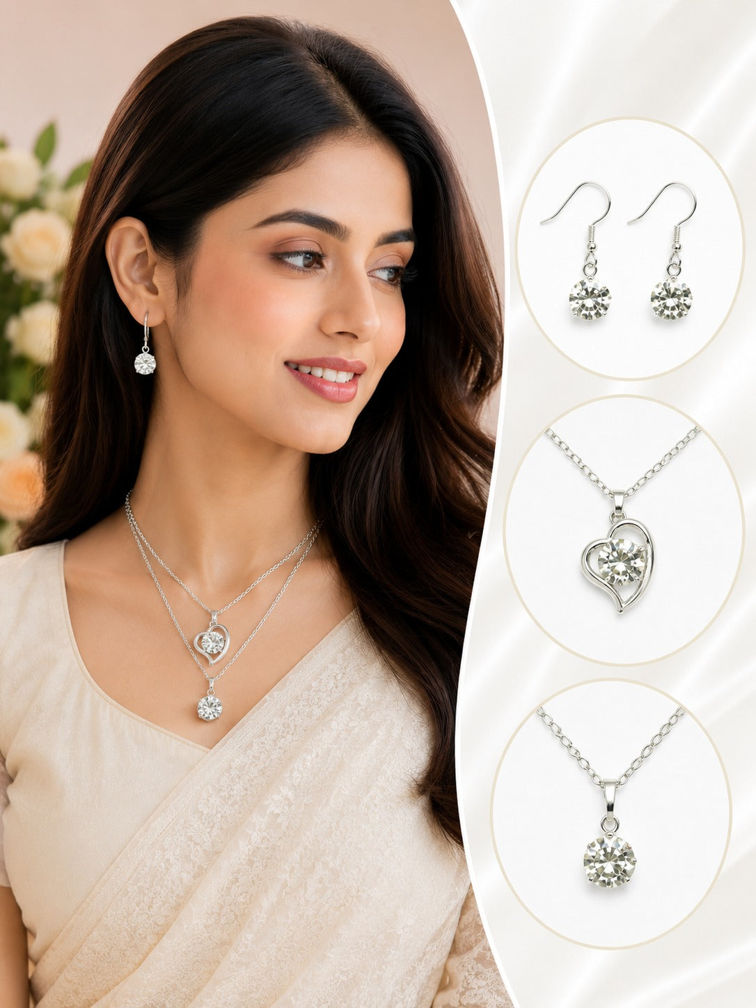 Crystal Heart Elegance Set