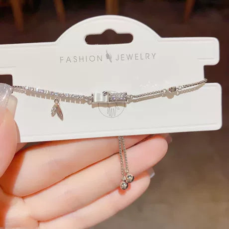 dainty silver bolo bracelet