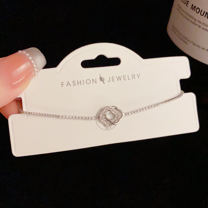 Silver Zircon  Bracelet