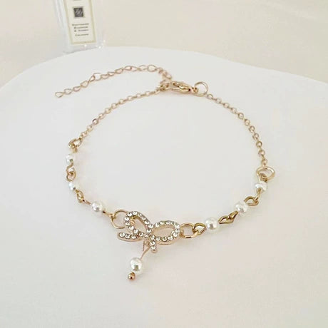 Girly bow bracelet