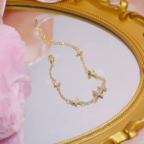 Butterfly Pendant Bracelet