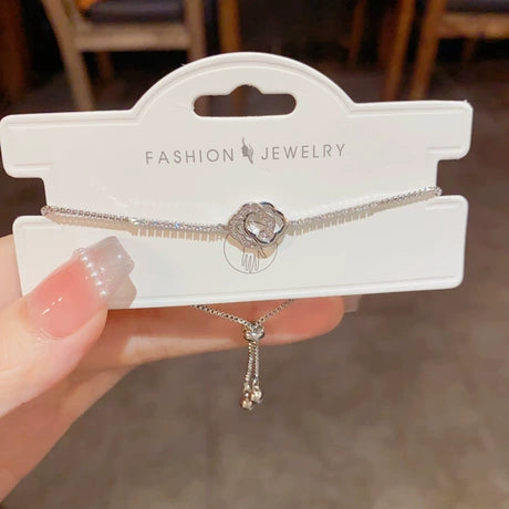 Silver Zircon  Bracelet